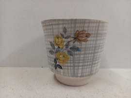 Frankton gele bloemen 2 bloempotten / Frankton yellow flowers 2 planters