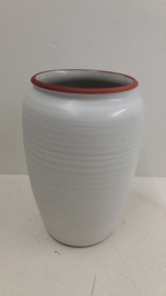 Duifs grote witte vaas 22 cm. / Duifs large white vase 8.7 inch.