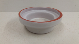 Oasis schaaltje in wit 15 cm. / Oasis container in white 5.9 inch.