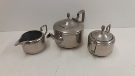 Theesetje CK edeltin Tiel Holland / Tea set CK noble tin Tiel Holland