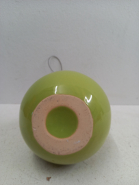 Moderne groene hangpot / Modern green hanging planter