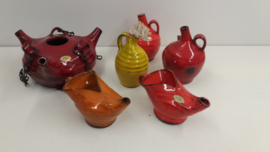 Potterie de Graaf schaal  rood  / Pottery de Graaf bowl red