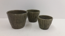Bloempot in wit nummer 2025-1/2 Erica / Planter in white number 2025-1/2 Erica