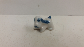4 hondjes in Delfts blauw / 5 little dogs in Delfts Bleu