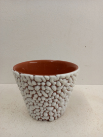 Bloempot in nummer 2119 bobbel / Planter in number 2119 bulge