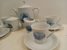 Bavaria suikerpot met boerderij afbeelding / Bavaria sugar bowl with farm image