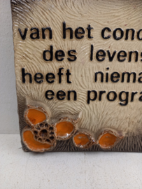 Van het concert des levens krijgt niemand een program
