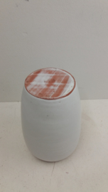 Duifs grote witte vaas 22 cm. / Duifs large white vase 8.7 inch.