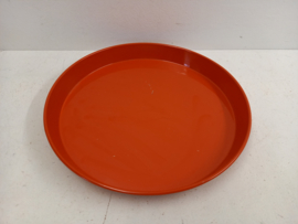 Oranje dienblad 30 cm. / Orange tray 11.81 inch.