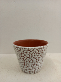 Bloempot in nummer 2119 bobbel / Planter in number 2119 bulge