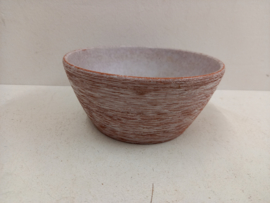Plantschaal in wit grof nr. 2103 / Planting bowl in coarse white nr. 2103