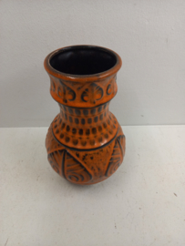 Bay oranje vaas in nummer 991-20 / Bay orange vase in number 991-20