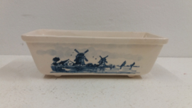 Plantschaaltje met Delfts opdruk 13 cm. / Little planter with Delfts print 5.1 inch.