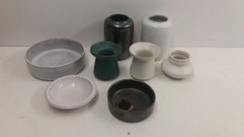 West-raven klein vaasje in grijs nr. 922 / West-raven small vase in gray nr. 922