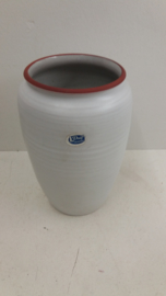 Duifs grote witte vaas 22 cm. / Duifs large white vase 8.7 inch.