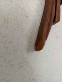 Houten vogel om op een lijst te hangen / Wooden bird to hang on a frame