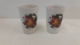 Beker met fruit opdruk Peer Frankton / Cup with fruit print Pear Frankton