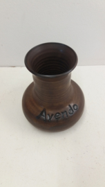 Vaas in bruin Avendo van Jan de Graaf / Vase in brown Avendo by Jan de Graaf