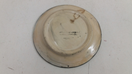 Tunesisch wandbord met een kameel 18 cm. / Tunisian wall plate with a camel 7.1 inch.