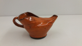 Potterie de Graaf vuurtesten rood oranje / Pottery de Graaf fire tesses red orange big