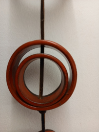 Keramiek hanger rood oranje  / Ceramic pendant red orange