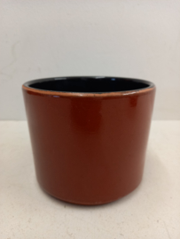 Set rode bloempotten in nummer 2119 / Set red planters in number 2119