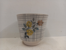 Frankton gele bloemen 2 bloempotten / Frankton yellow flowers 2 planters