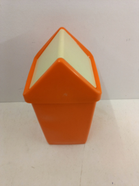 Oranje prullenbak Curver / Orange litter bin Curver