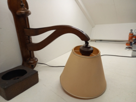 Schaarlamp met mooie houten afwerking / Scissor lamp with lovely wood finish