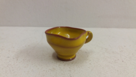 3 kleine mini vaasjes 3 x 1 cm. / 3 small vases 1.18 x 0.39 inch.