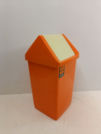 Oranje prullenbak Curver / Orange litter bin Curver