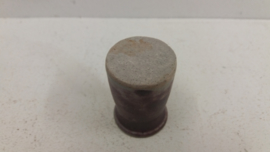 J vaasje in paars grijs  4 cm. / Little J vase in purple gray 1.57 inch