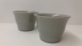 Bloempotjes grijs 2111 niet gemerkt / Planters in grijs 2111 not marked