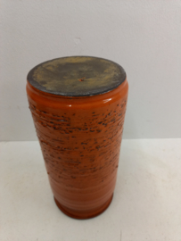 Zware oranje vaas van Speck potterie?  / Heavy orange vase by Speck pottery?