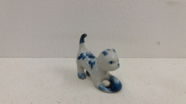 5 poesjes in Delfts blauw / 5 kittens in Delfts Bleu