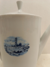 Bavaria koffie of theepot met scheepsafbeelding / Bavaria coffee or teapot with ship image