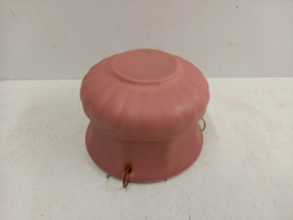 Hangpot in roze keramiek / Hanging planter in pink ceramics
