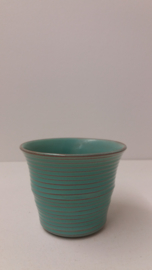 Bloempotjes groen 2111 gemerkt A / Planters in green 2111 marked A
