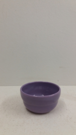 Setje paarse schaaltjes 7.5 cm. / Set purple bowls 2.9 inch.