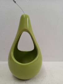 Moderne groene hangpot / Modern green hanging planter
