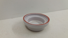 Oasis schaaltje in wit 12 cm. / Oasis container in white 4.7 inch.