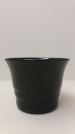 Bloempotjes zwart 2111 gemerkt 0 - 000 / Planters in black 2111 marked 0 - 000