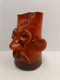 Spaarpot oranje kop / Piggy bank orange head