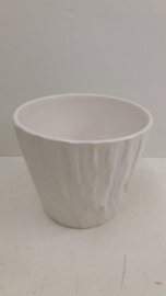 Bloempot in wit nummer 2025-1/2 Erica / Planter in white number 2025-1/2 Erica