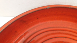 Potterie de Graaf schaal  rood  / Pottery de Graaf bowl red
