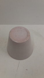 2 grijze bloempotjes nummer 26-2 / 2 gray planters number 26-2