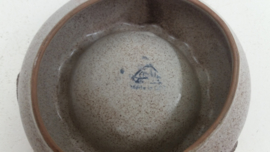 Strehla asbak grijs en oranje / Strehla ashtray gray and orange