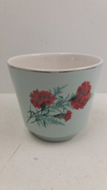 Mooie pot van Frankton met bloemen /  Beautiful pot from Frankton with flowers