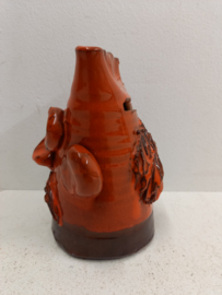 Spaarpot oranje kop / Piggy bank orange head