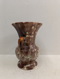 Jasba vaas in gemeleerd bruin  / Jasba vase in mixed brown